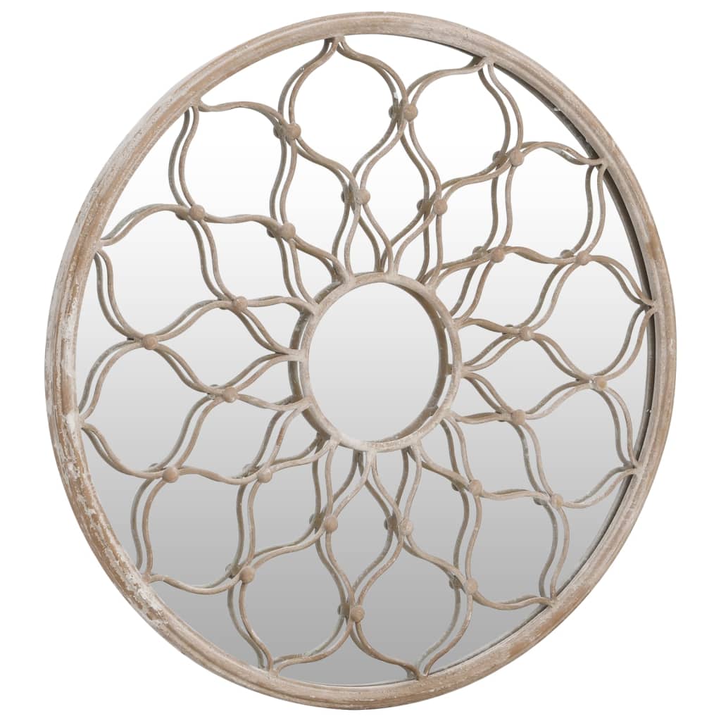 VIDAXL - Spiegel 60 x 3 cm, weiß lackiert