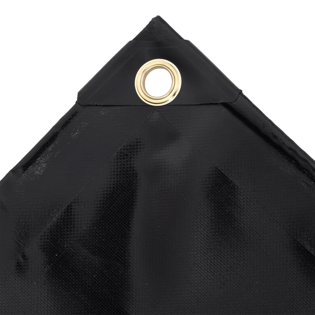 Vidaxl dekzeil 650 g m² 3x4 m zwart
