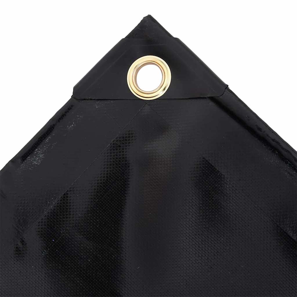 Vidaxl dekzeil 650 g m² 3x4 m zwart