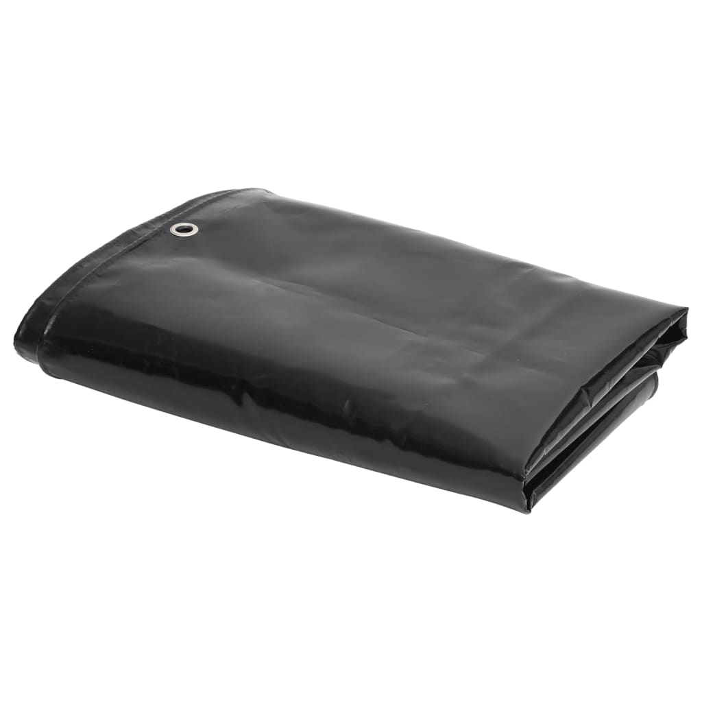 Vidaxl dekzeil 650 g m² 3x5 m zwart