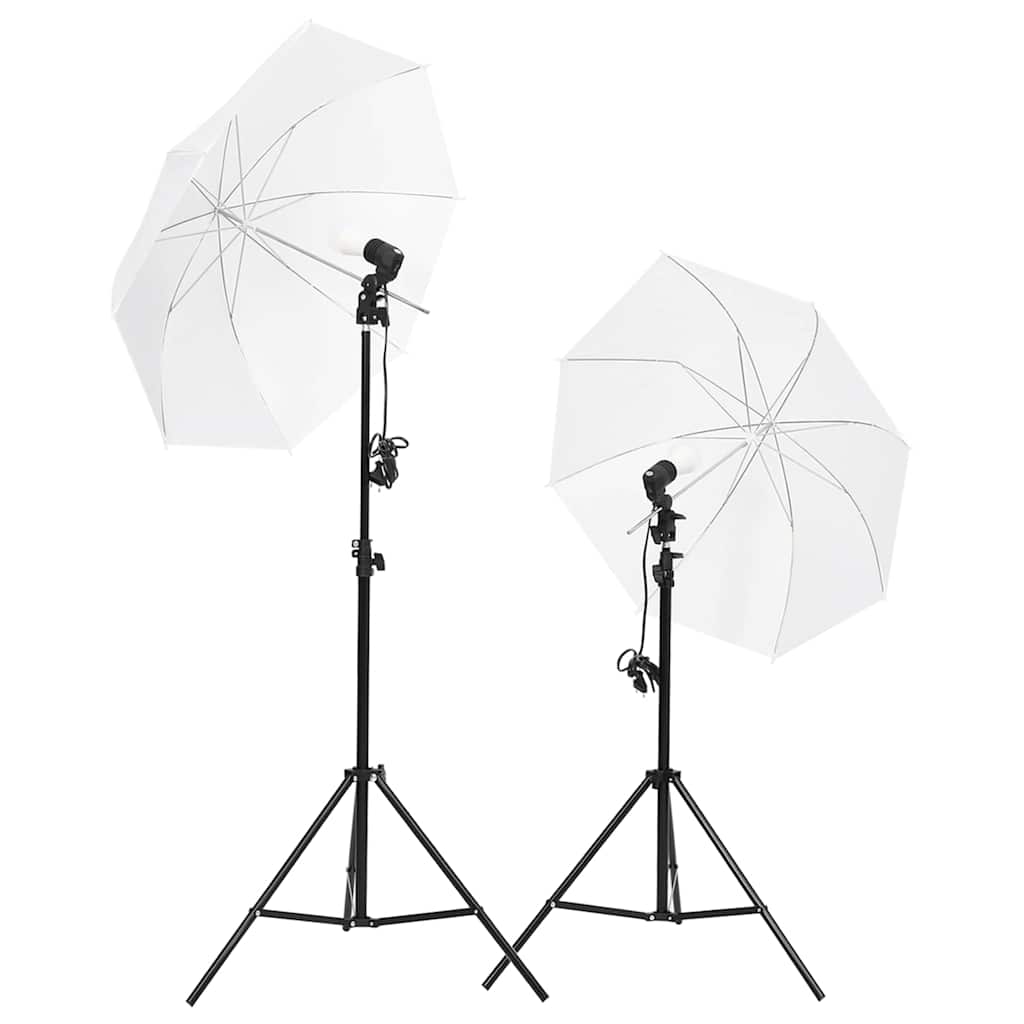 Vidaxl fotostudioset met verlichtingsset, achtergrond en reflector