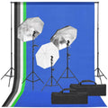 Vidaxl fotostudioset met verlichtingsset en achtergrond