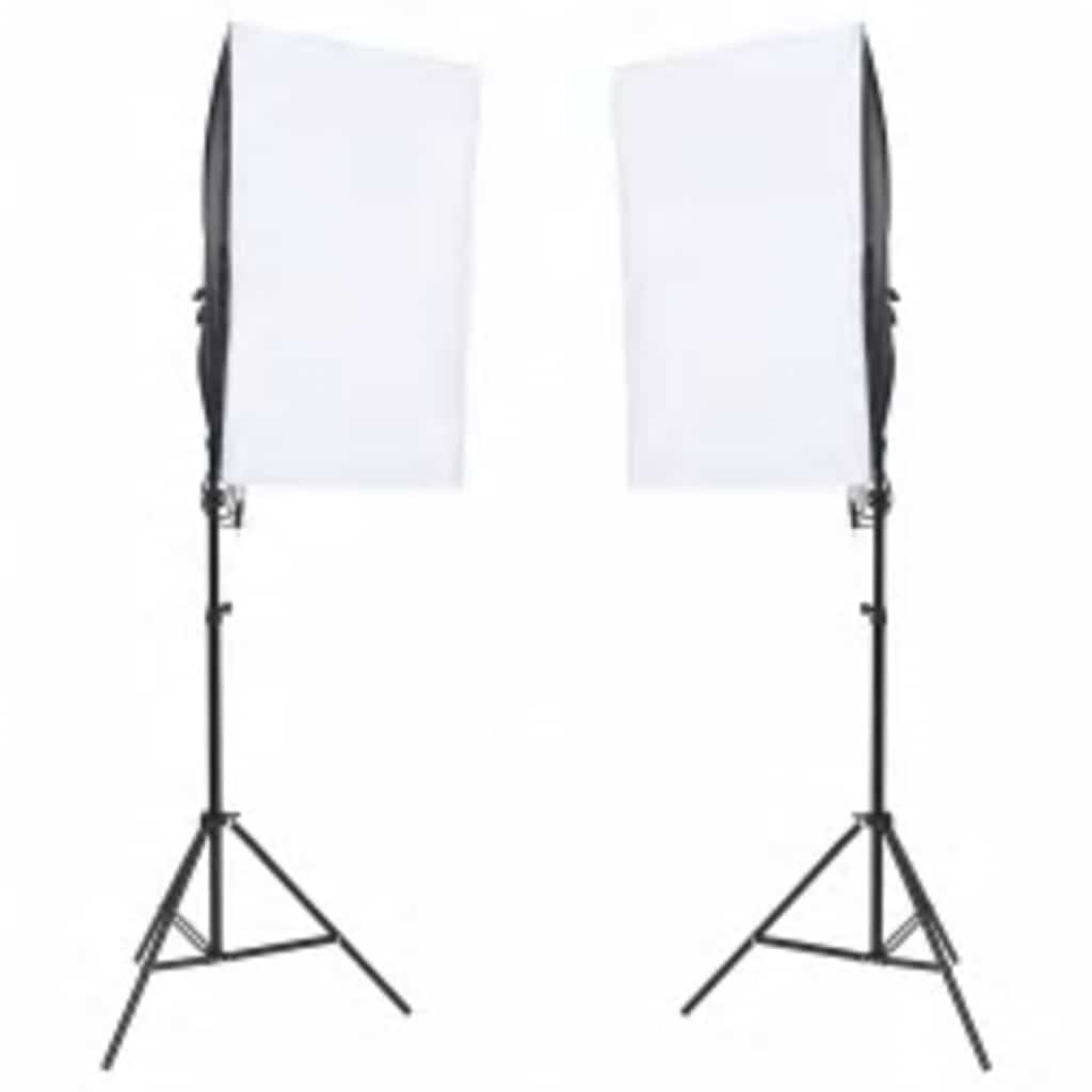 Vidaxl fotostudioset met verlichtingsset, achtergrond en reflector
