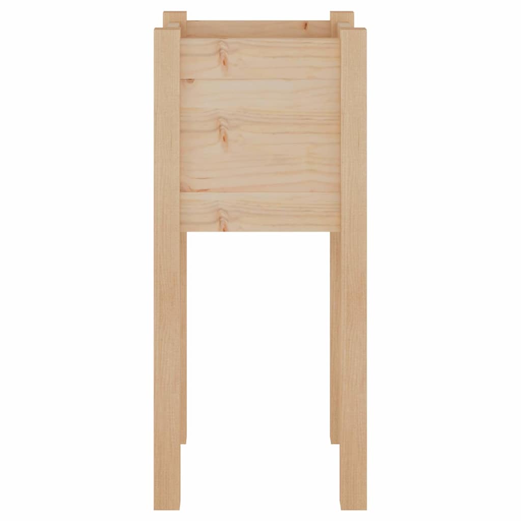 Vidaxl plantenbak 31x31x70 cm massief grenenhout