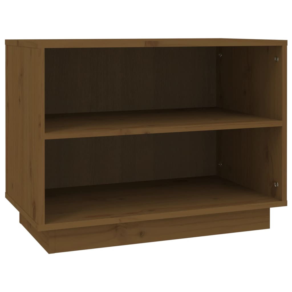 Vidaxx Schuhschrank 60x34x45 cm Festkiefer Honigbraun