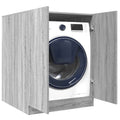 Vidaxl wasmachinekast 71x71,5x91,5 cm grijs sonoma eikenkleurig