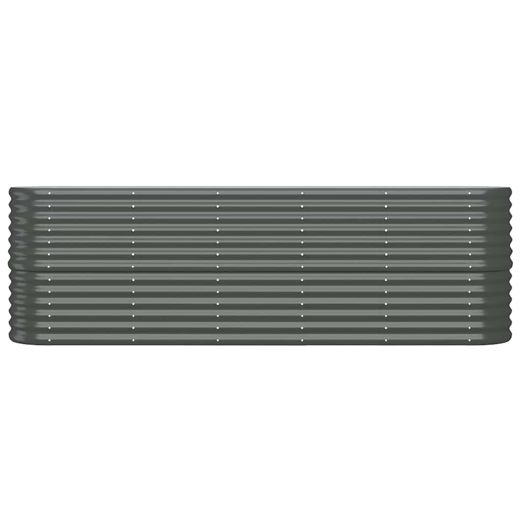 VIDAXL -Planungsbox 224x40x68 cm Pulver -Stahl -Anthrazit -Farbig
