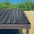 Vidaxl dakpanelen 36 st 60x36 cm gegalvaniseerd staal antracietkleurig