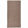 Vidaxl buitenkleed platgeweven 100x200 cm bruin