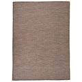 VidaXL Flachgewebter Outdoor-Teppich 200x280 cm Braun