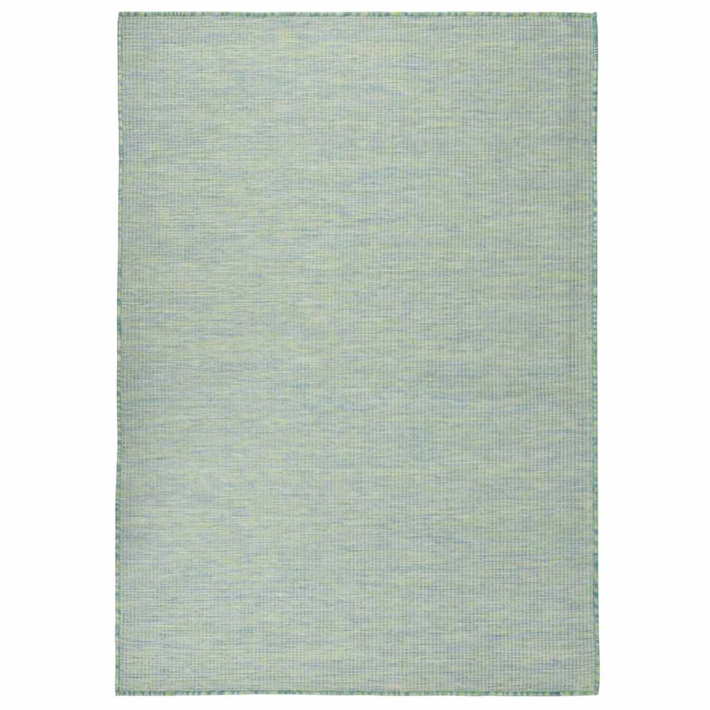 VidaXL Outdoor-Teppich, flachgewebt, 200 x 280 cm, Türkis
