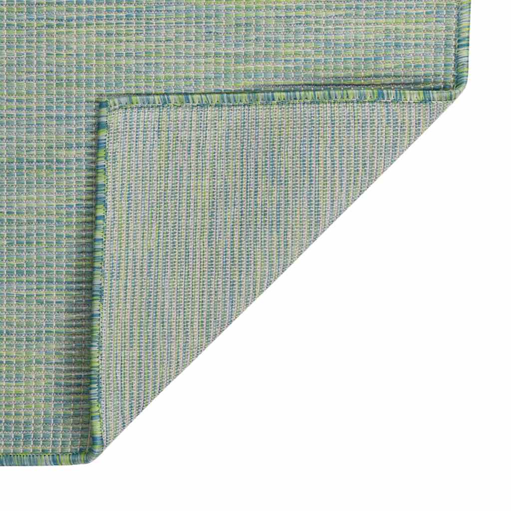 VidaXL Outdoor-Teppich, flachgewebt, 200 x 280 cm, Türkis