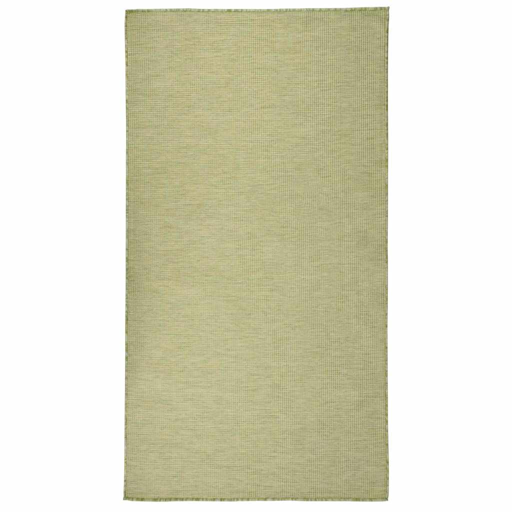 VidaXL Outdoor-Teppich, flachgewebt, 80 x 150 cm, Grün