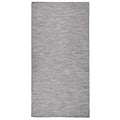 Vidaxl buitenkleed platgeweven 100x200 cm bruin en blauw
