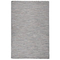 Vidaxl buitenkleed platgeweven 120x170 cm bruin en blauw
