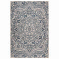 Vidaxl buitenkleed met patroon platgeweven 120x170 cm blauw