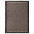 VidaXL Flachgewebter Outdoor-Teppich 200x280 cm Dunkelbraun