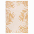 VidaXL Outdoor-Teppich mit Blattmuster, flachgewebt, 120 x 170 cm