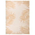 VidaXL Outdoor-Teppich mit Blattmuster, flachgewebt, 120 x 170 cm