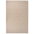 Vidaxl buitenkleed met patroon platgeweven 160x230 cm bruin