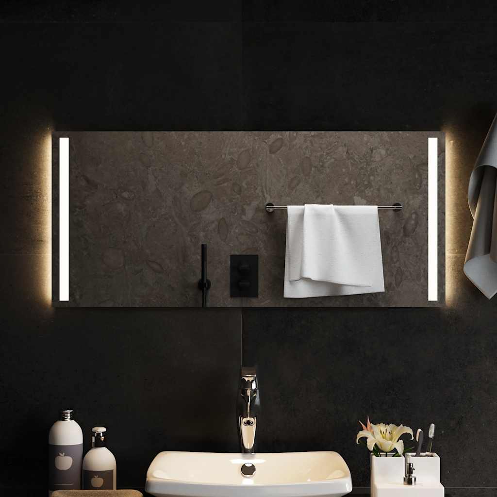 Vidaxl badkamerspiegel led 90x40 cm