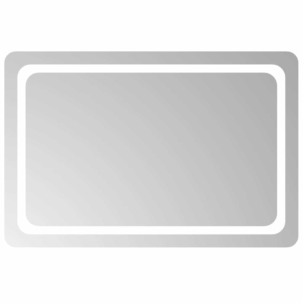 Vidaxl badkamerspiegel led 90x60 cm