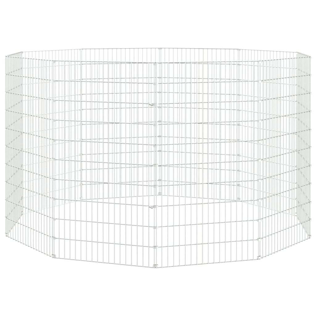 Vidaxx Tiergehäuse 10 Panele 54x100 cm verzinkt Anforderungen