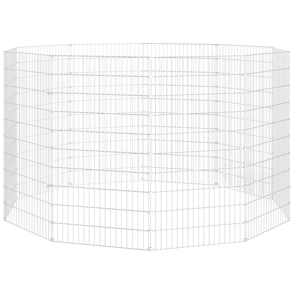 Vidaxx Tiergehäuse 10 Panele 54x100 cm verzinkt Anforderungen