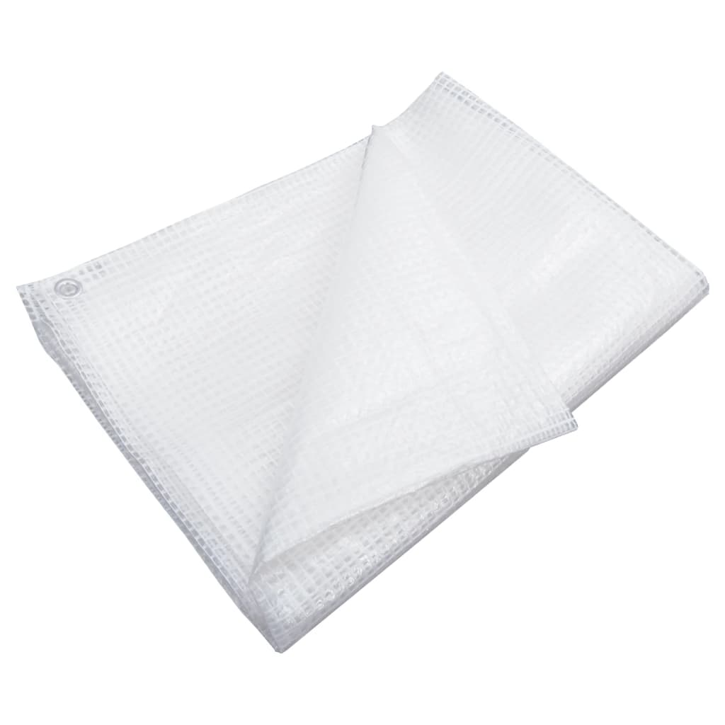 VidaXL Plane leno 140 g/m² 3x5 m weiß