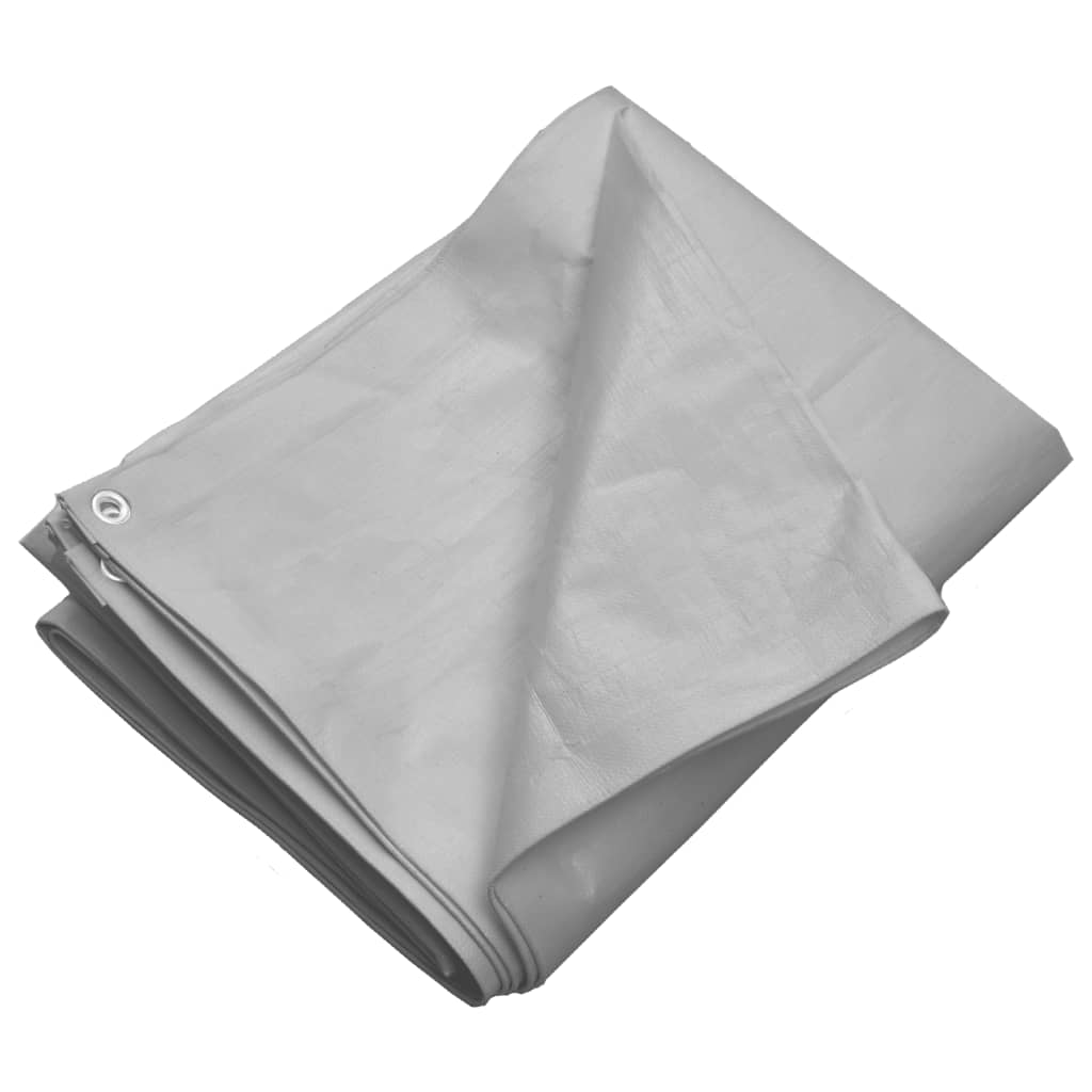 VidaXL Plane 260 g/m² 3x5 m HDPE Grau