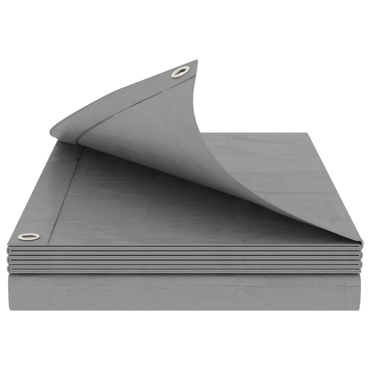 Vidaxl dekzeil 260 g m² 4x6 m hdpe grijs
