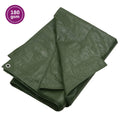 Vidaxl dekzeil 180 g m² 6x6 m hdpe groen