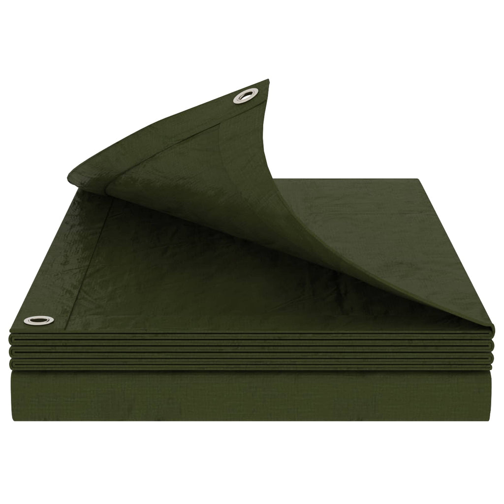 Vidaxl dekzeil 180 g m² 6x12 m hdpe groen
