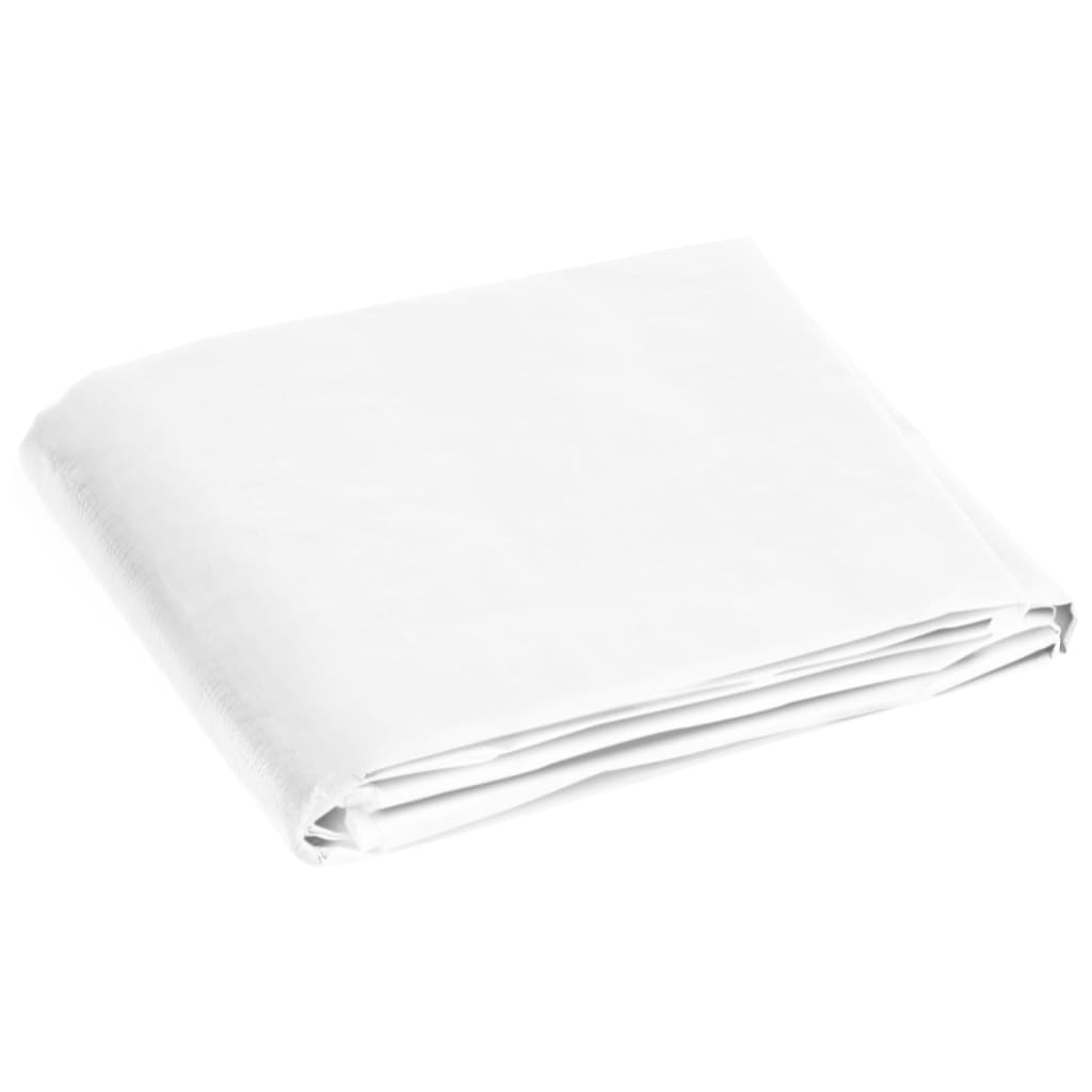 Vidaxl dekzeil 180 g m² 8x10 m hdpe wit