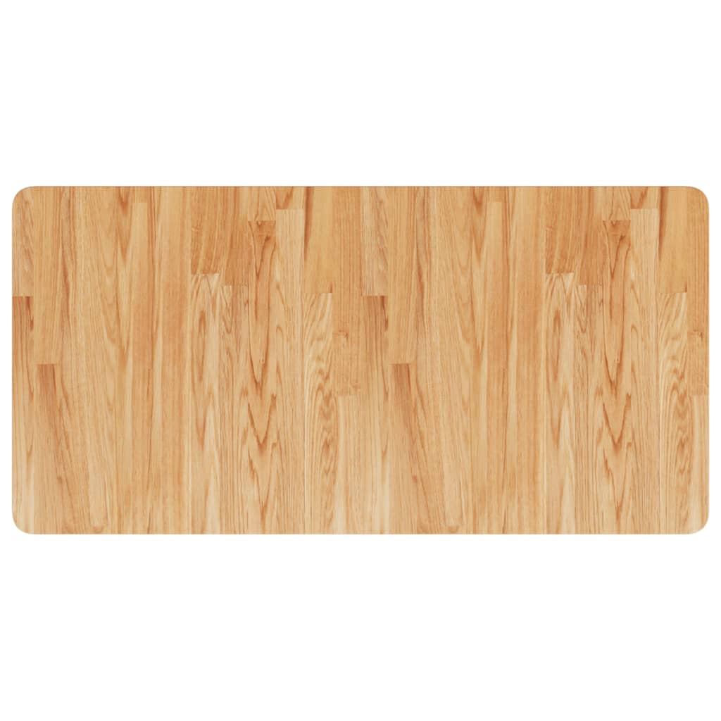 VIDAXL Waschtisch 100 x 50 x 1,5 cm Behandlungsmatten massiv Holz hellbraun