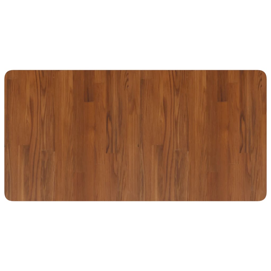 VIDAXL WASCHTISCH 100x50x1,5 cm Behandlungsmatten Massivholz dunkelbraun