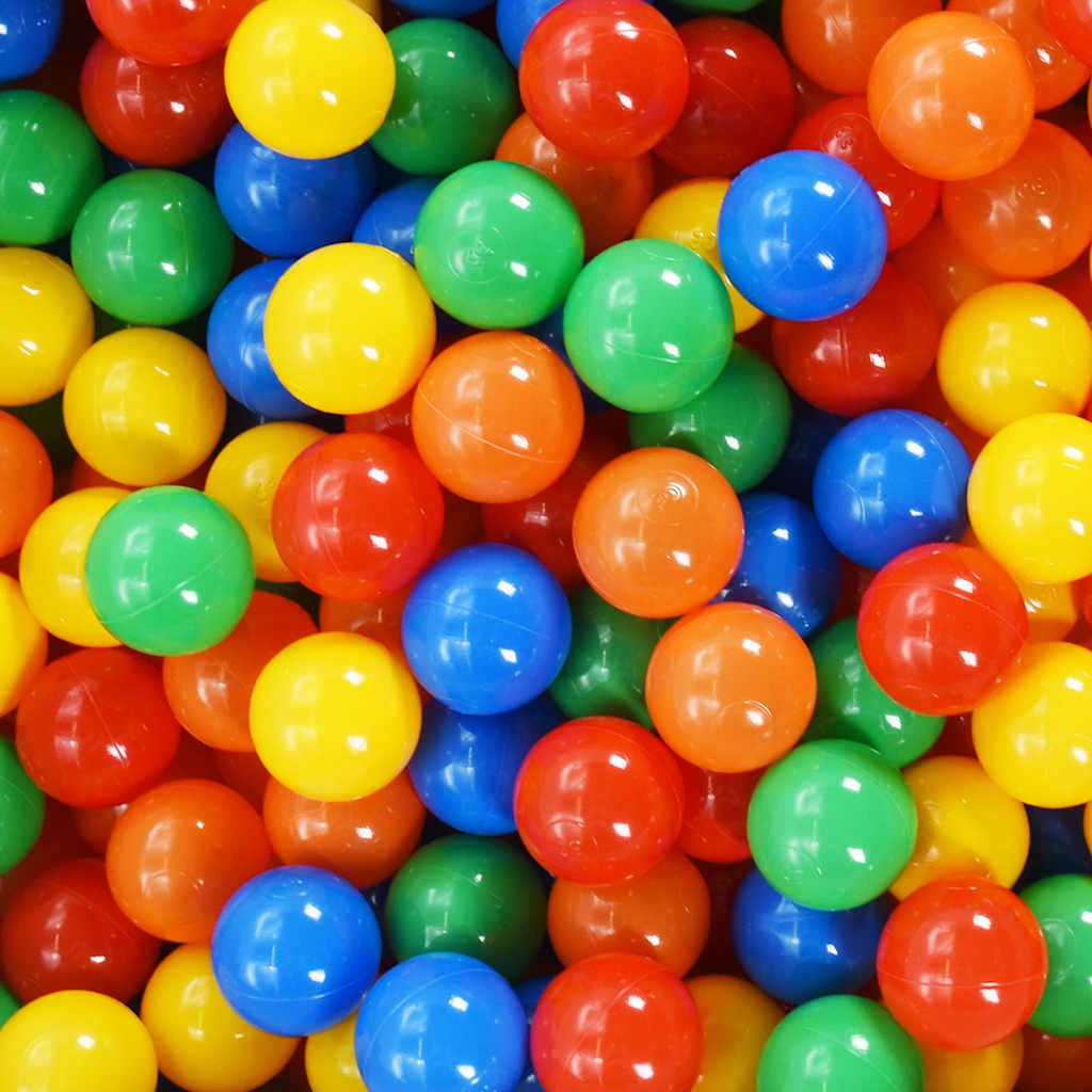 VidaXL Spielbälle, 250 Stück, mehrfarbig