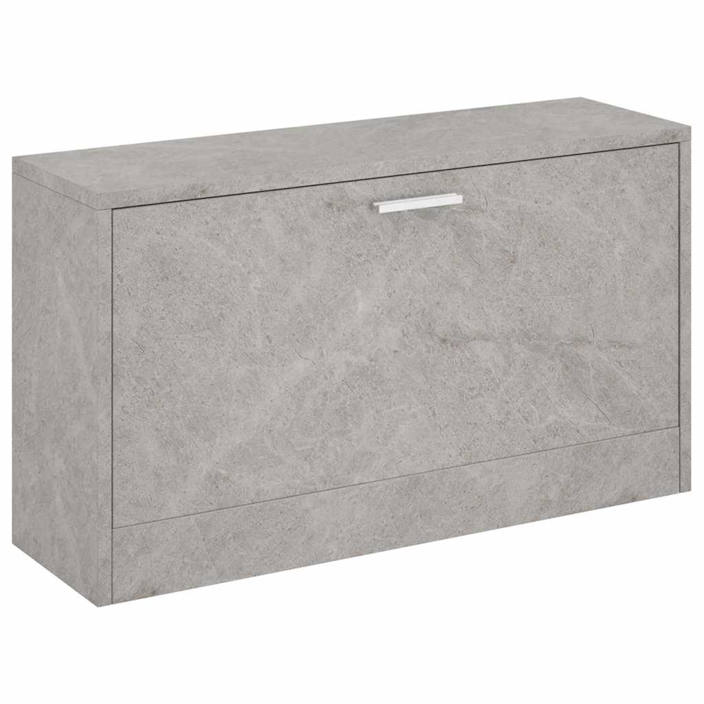 Vidaxx Schuhe Sofa 80x24x45 cm verarbeiteter Holzbeton grau