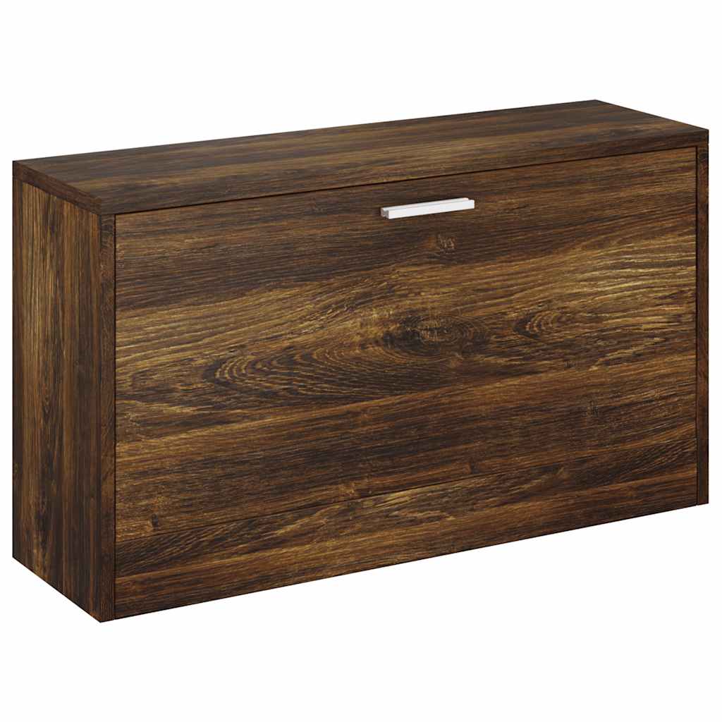 Vidaxx Schuhsofa 80x24x45 cm verarbeiteter Holzgeräuchchen -Eiche