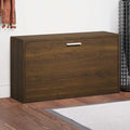 VidaXL Schuhsofa 80x24x45 cm aus Holz und weiß