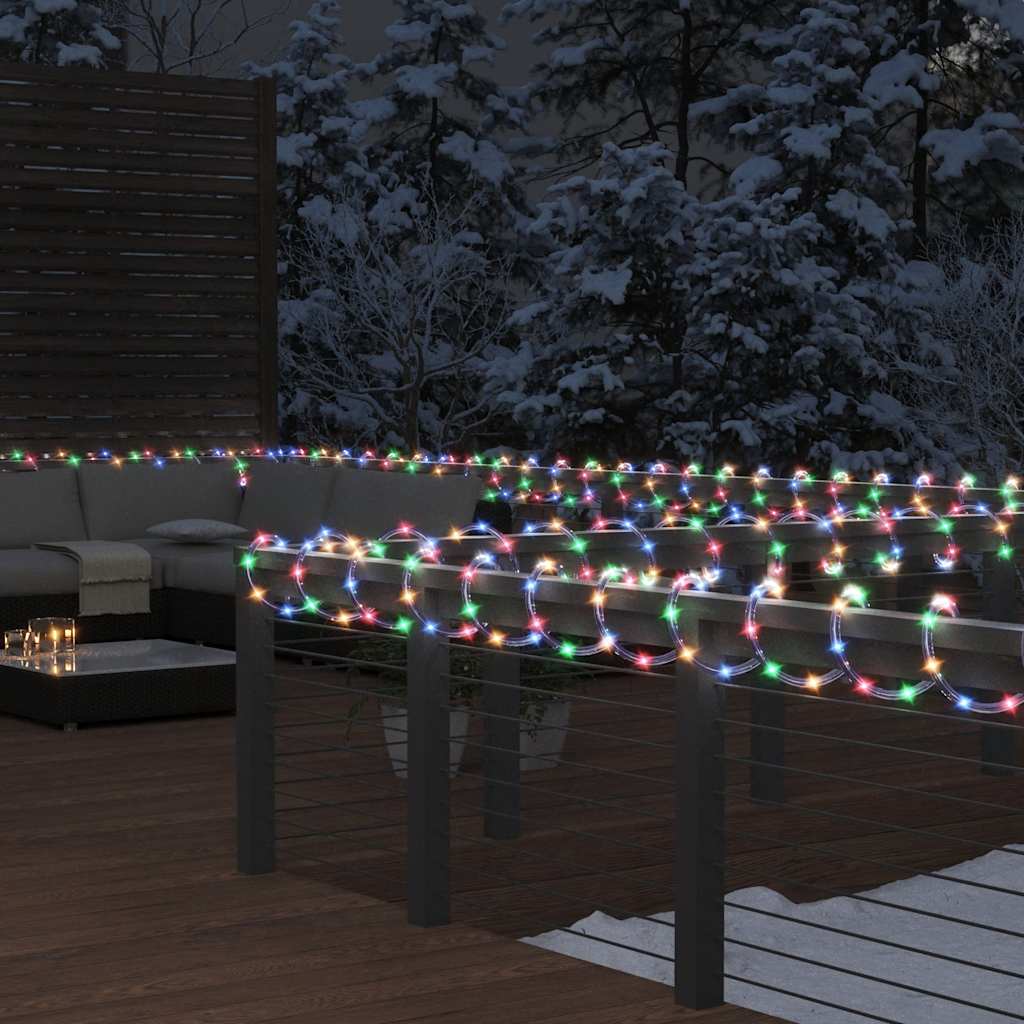Vidaxl lichtslinger met 120 led's meerkleurig 5 m pvc