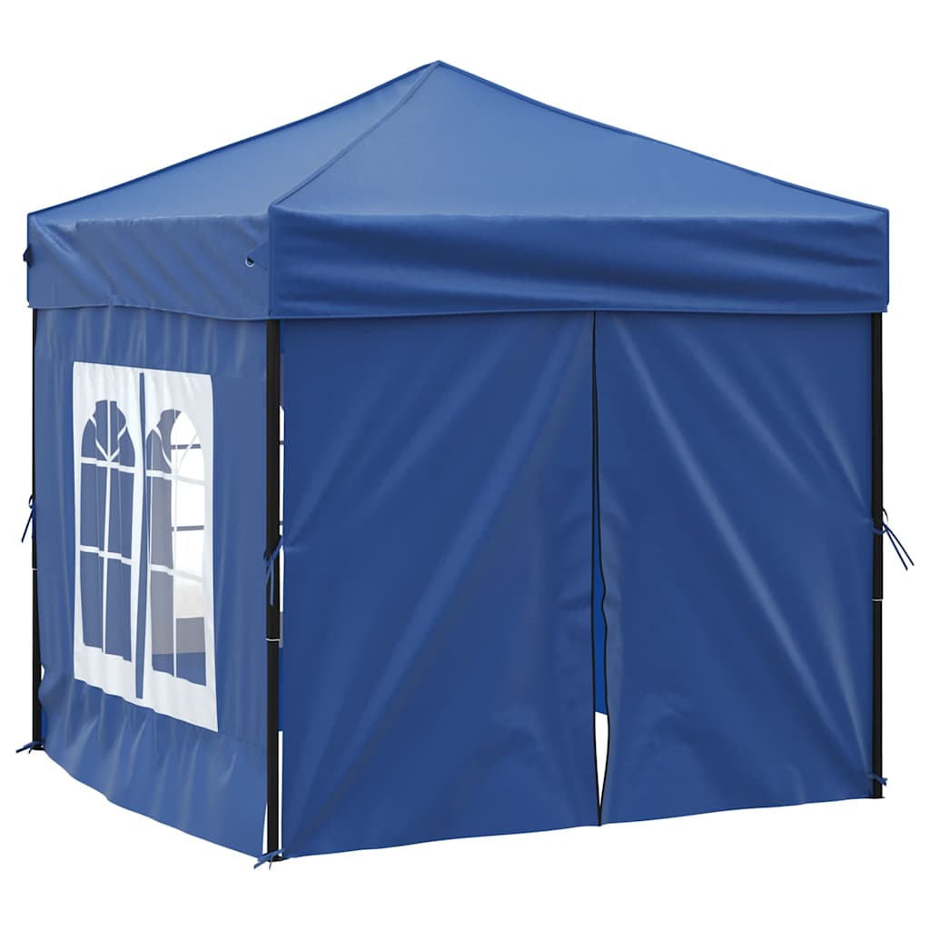Vidaxx Partyzelt Faltbar mit Seitenwänden 2x2 m blau