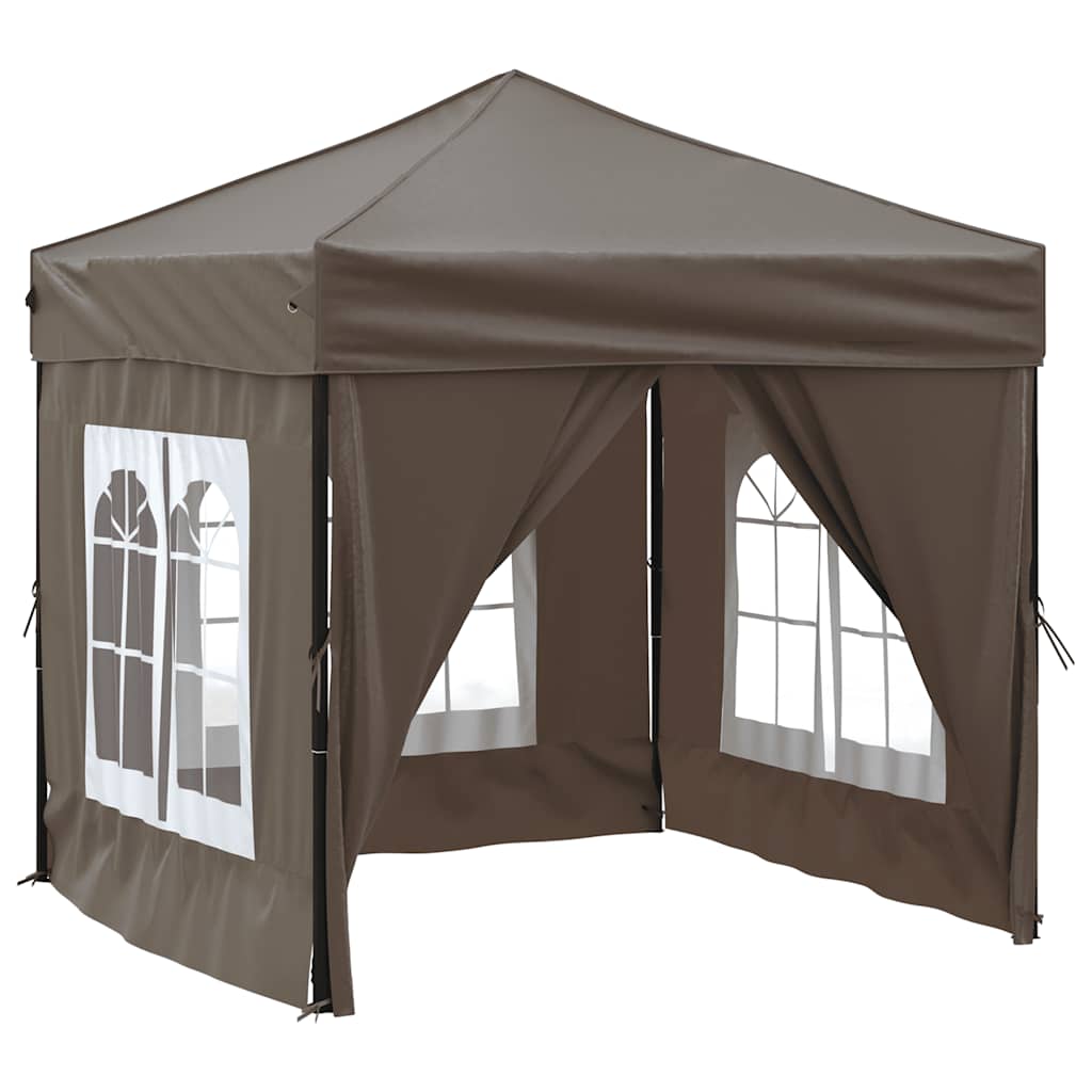 VidaXL Partyzelt mit Seitenwänden, 2x2 m, Taupe