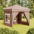 VidaXL Partyzelt mit Seitenwänden, 2x2 m, Taupe