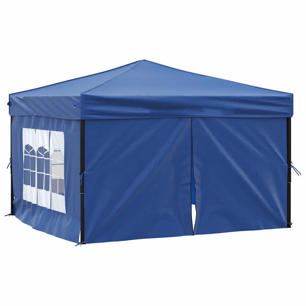 Vidaxx Partyzelt Faltbar mit Seitenwänden 3x3 m blau