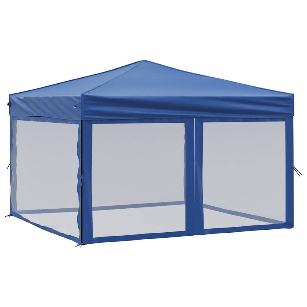 Vidaxx Partyzelt Faltbar mit Seitenwänden 3x3 m blau