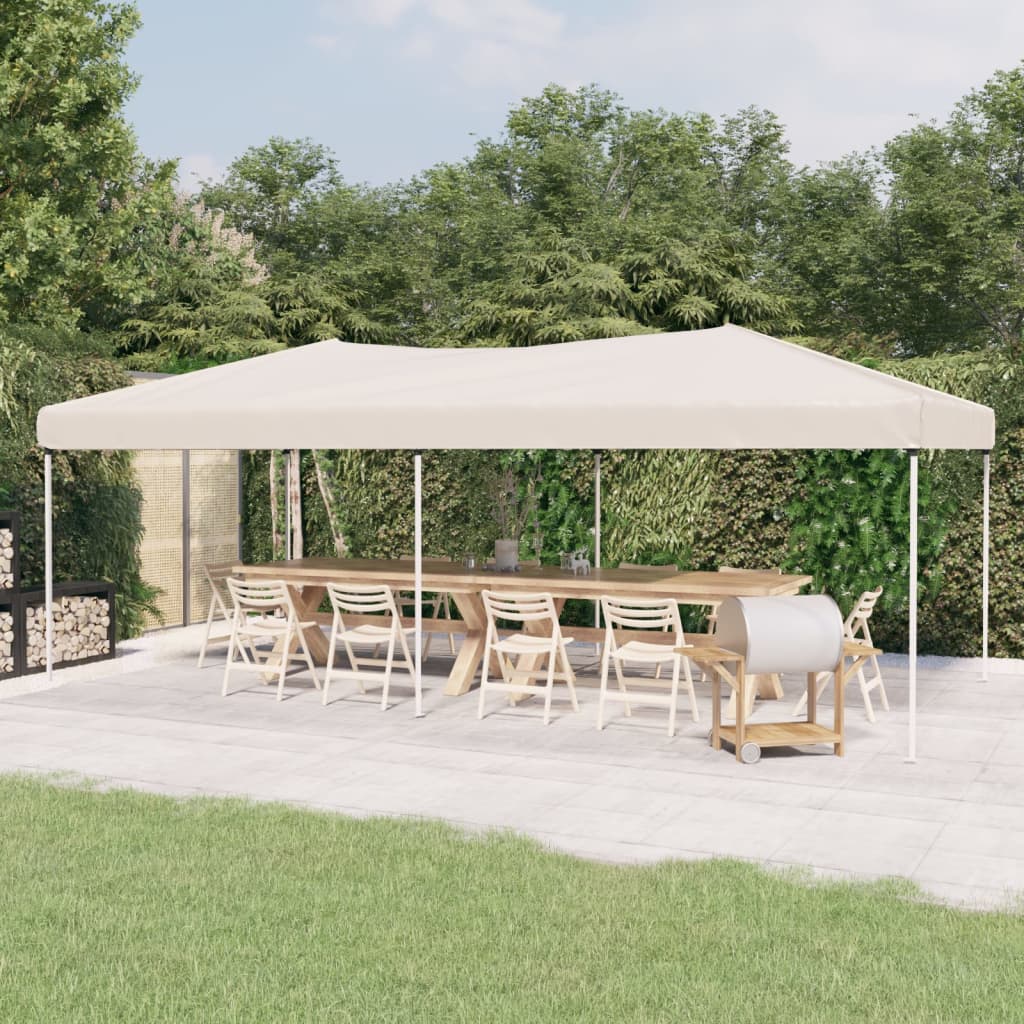 Vidaxx Partyzelt, faltbar, 3 x 6 m, cremefarben