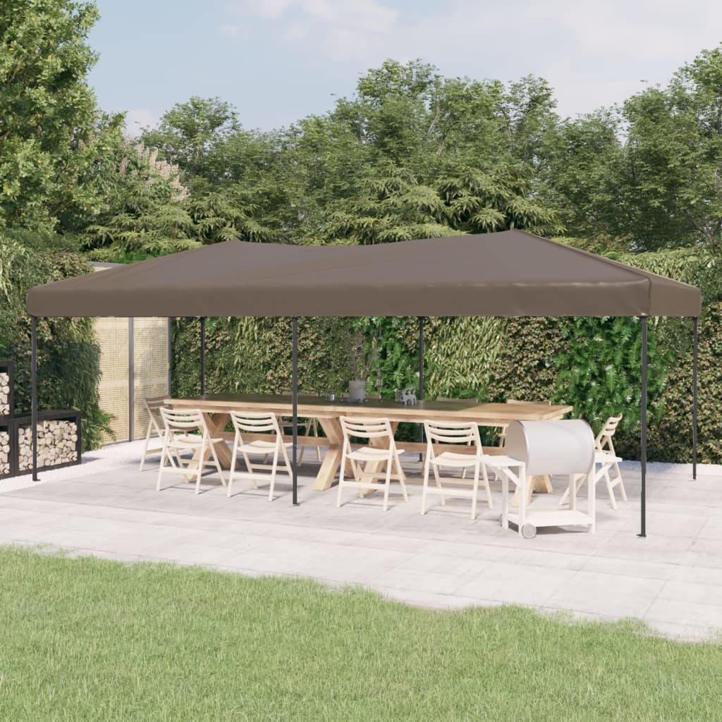 Vidaxl Partyzelt, faltbar, 3x6 m, Taupe
