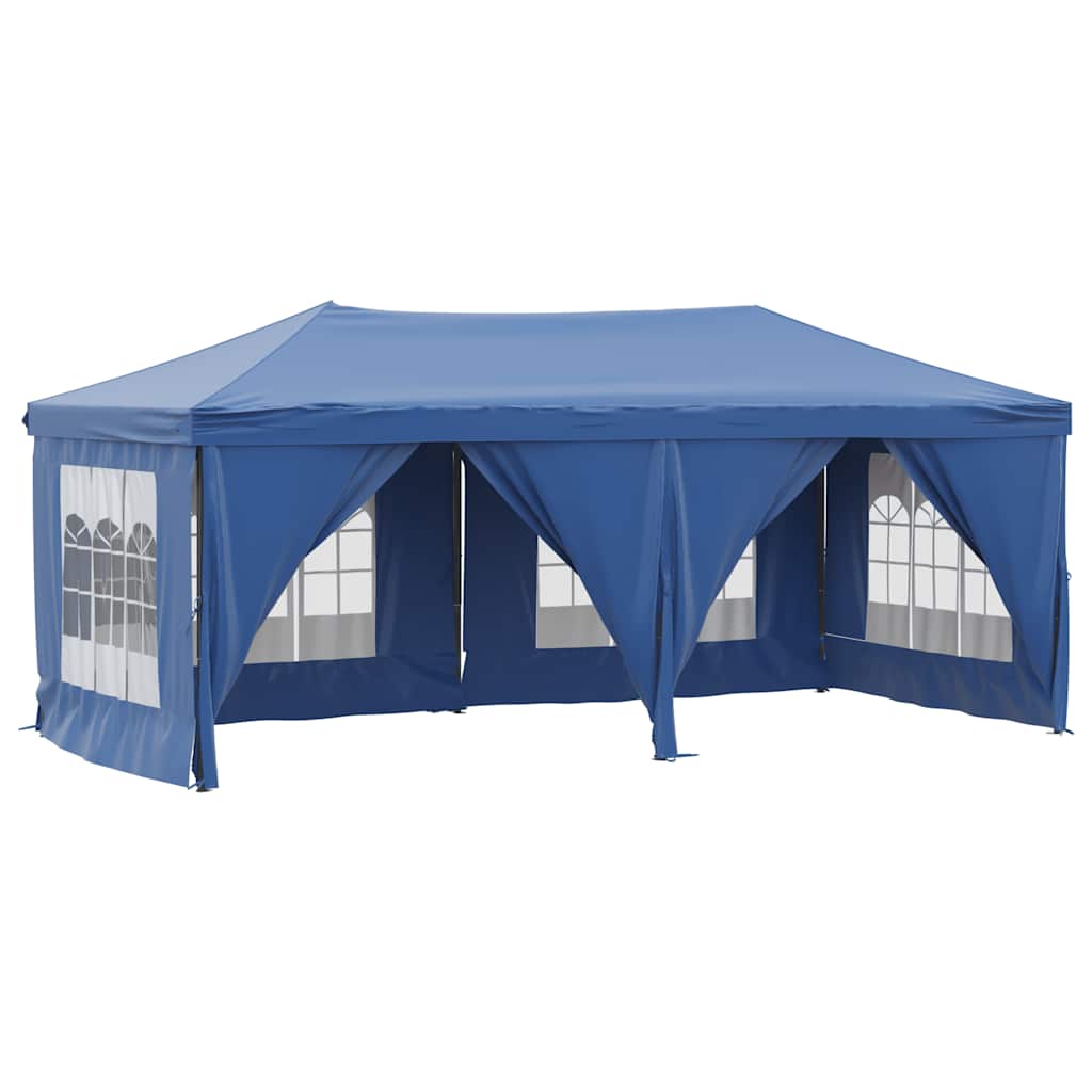 Vidaxx Partyzelt Faltbar mit Seitenwänden 3x6 m blau