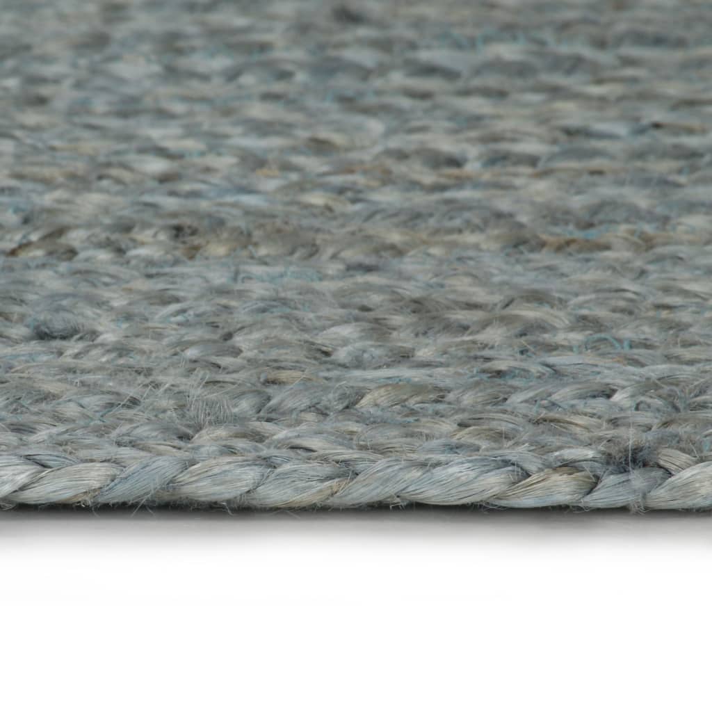 Vidaxl vloerkleed handgemaakt rond 180 cm jute olijfgroen